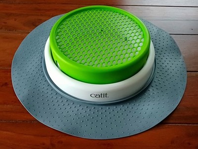 CATIT SENSES 2.0 Grastopf für Katzen, mit Abdeckgitter & einfacher Reinigung