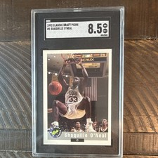 Classic Games 1992 Classic Draft Picks #1 Shaquille O'Neal LSU Tigers SGC 8.5