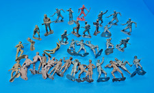 Vintage Marx Toy Soldiers Mixed Lot WWII Plastic Army Figures Louis Marx Vintage