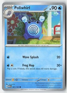 Poliwhirl - 061/165 - Common - Scarlet & Violet 151