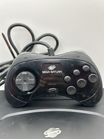 Sega Saturn Model MK-80000 Console With Controller and Cables Tested Working