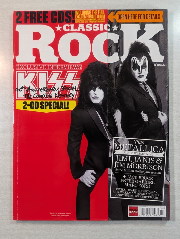 Classic Rock music magazine UK  Issue #196 May 2014 - KISS, METALLICA  NO CDs