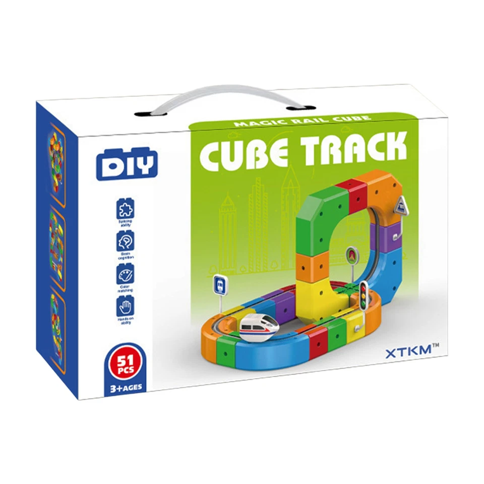 2025 New klick Rail Electric Train Set, Electric Train Set 3D Stem Learning Toy - image 4 of 4