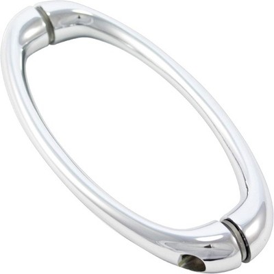 Ersatzgriff für Duschkabine, Metall Chrom Achsabstand 14,5 cm