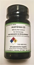Acid Green 25, 96%, for microscopy, 25 gm