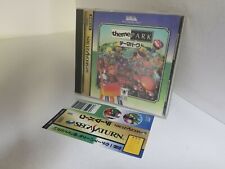 THEME PARK W/SPINE game for SEGA SATURN Japan Version CIB COMPLETE T52