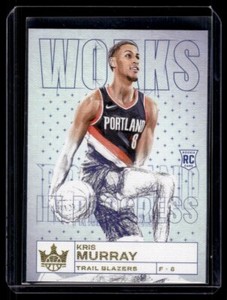 2023-24 Panini Court Kings Rookie Works In Progress Kris Murray Rookie #17