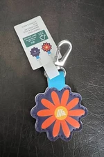 Aldi Gear FLOWER Quarter Keeper Coin Holder Clip Keychain 2025 *NEW*