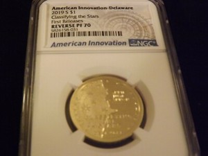 2019-S   $1 American Innovation  REVERSE PROOF     NGC PF 70 Ultra Cameo