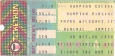 Vintage 1978 Styx Nick Gilder Concert Ticket Stub Hampton VA