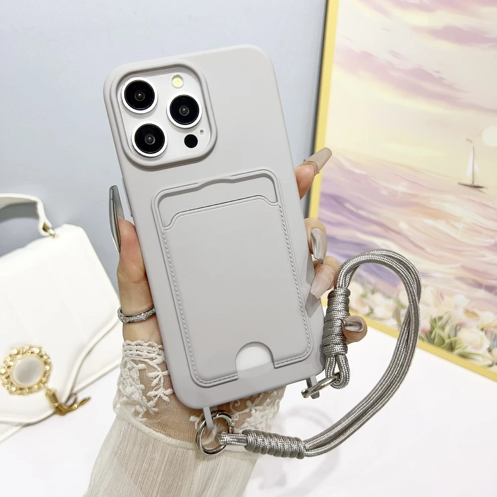 Durable iPhone 16 15 Pro Max 14 13 12 11 X Xr Xs Max Case with Lanyard