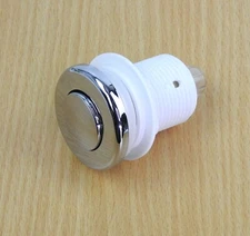 Universal Chrome air push press button / switch for pedicure spa massage chair