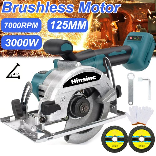 Cordless Circular Saw Brushles Electric Wood Cutter For Makita 18V