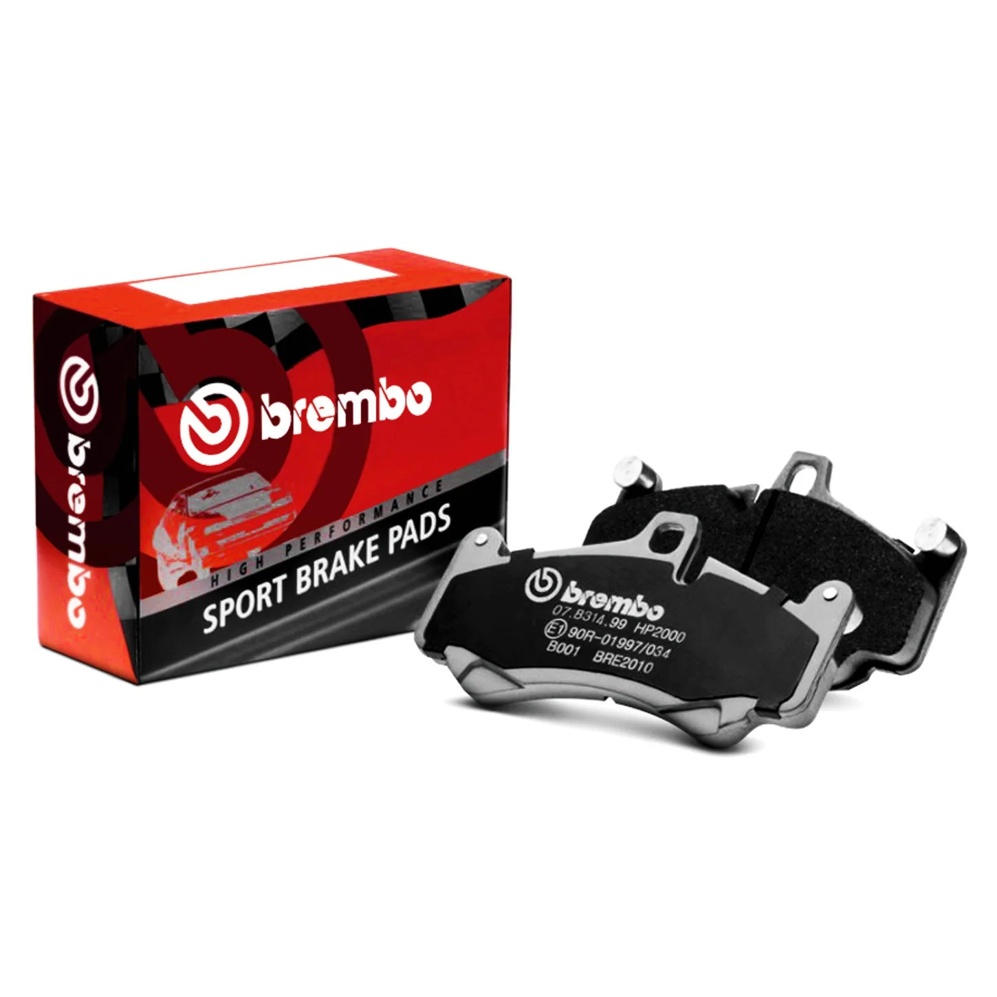 Brembo Sport HP2000 Rear Brake Pads for Jaguar XF Sportbrake (X260) 2.0