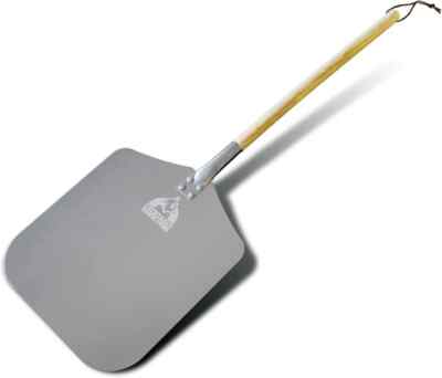 Chicago Brick Oven Pizza Peel 12'' x 14'', Pizza Paddle, 35.5'' Long Aluminum Me...
