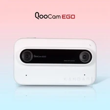 Kandao QooCam EGO 3D Stereo 4K VR Camera Snap and View Instant Waterproof White