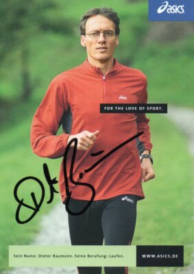 Autograph - Dieter Baumann (athletics) - 800 meters