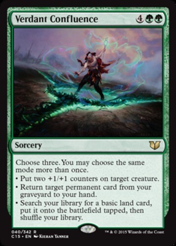 1x Verdant Confluence NM-Mint, English Commander 2015 MTG Magic