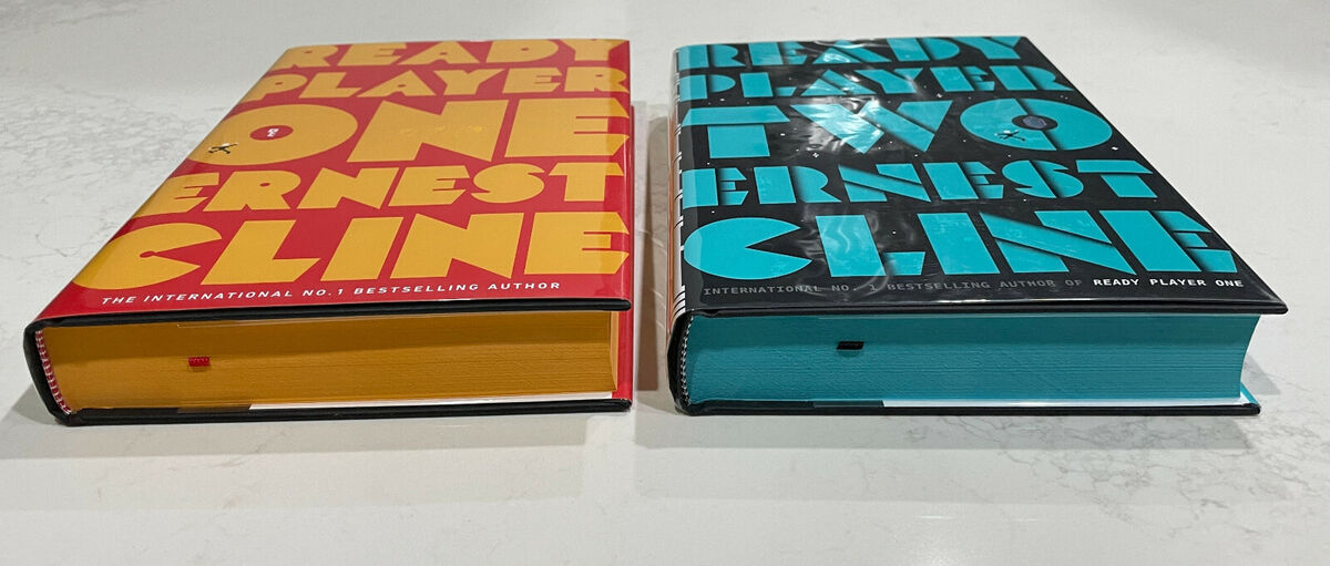 READY PLAYER ONE & TWO Ernest Cline Original Hardcover Book First Ed 1st  Print