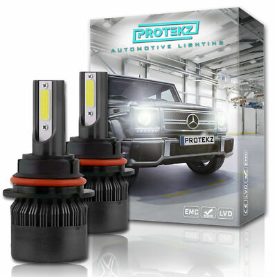 Protekz H4 72W 9000LM LED Phare de voiture Headlight KIT Hi-Lo Ampoule 6500K