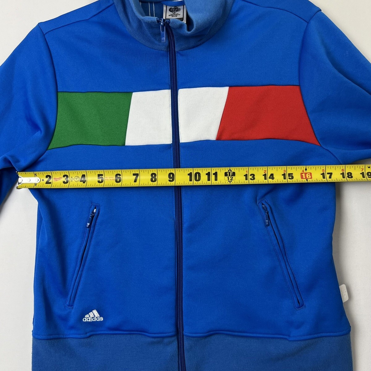 adidas 06年 ワールドカップ イタリア代表 トラックジャケット 00s Adidas 2006 FIFA World Cup Italy Italia Blue Track Jacket