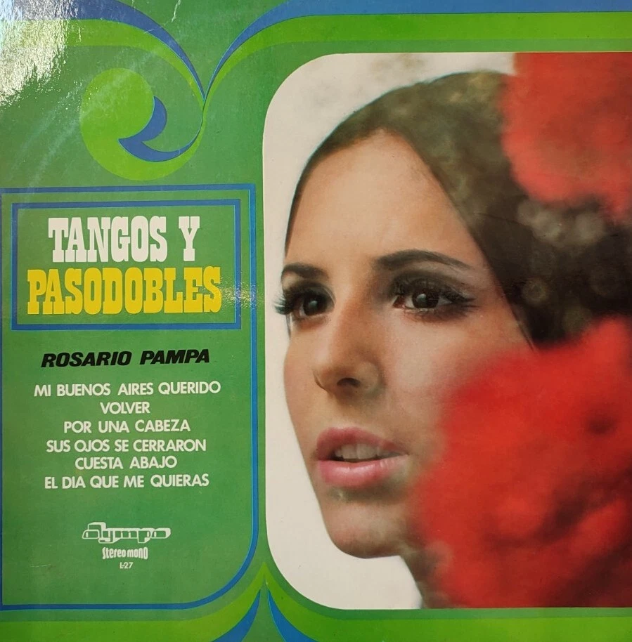 Banda Taurina/Rosario Pampa-Pasadobles Y Tangos Vinyl LP Album.1974 Olympo L 27. - Image 2 of 4