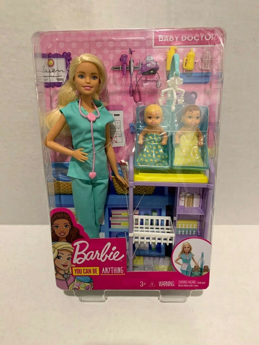 New Barbie Careers Baby Doctor Doll Play set babies eBay