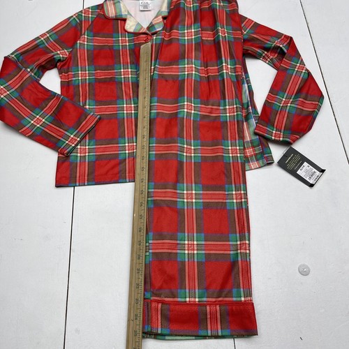 Art Class Red Multicolored Plaid Pajama Set Youth Kids Size XL New Defect - Picture 10 of 12
