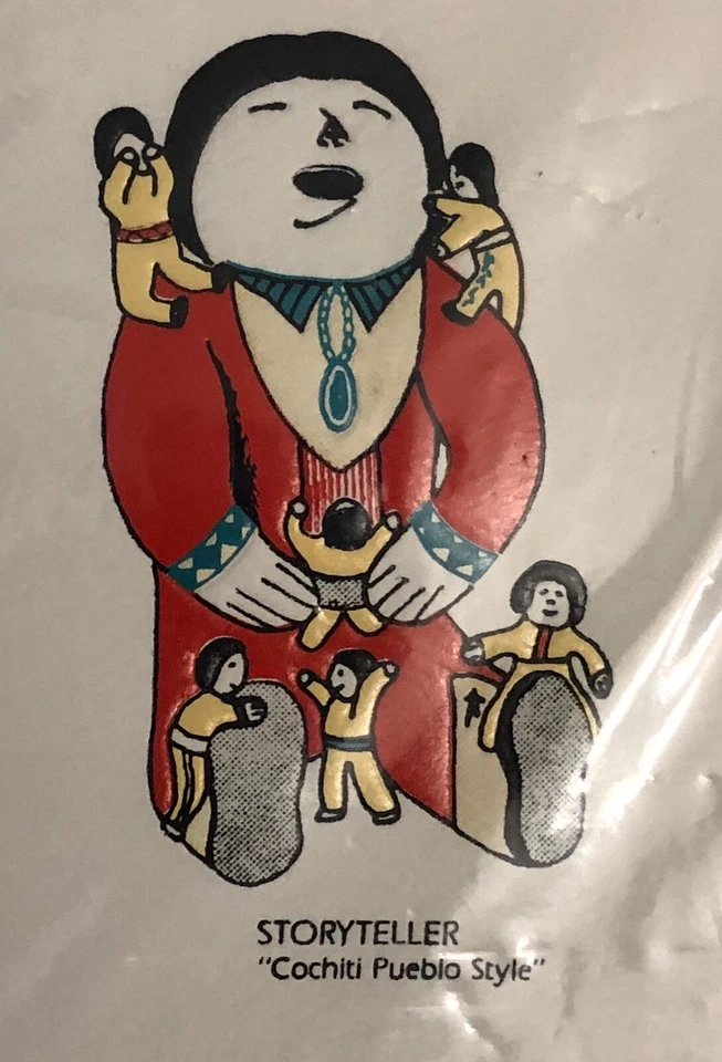 Note Cards & Envelopes Embossed Set Cochiti Pueblo Storyteller New Mexico New - Image 2 of 3