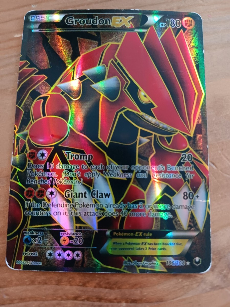 Pokémon Groudon ex 106/108 year 2012 | eBay Pokémon Groudon ex 106/108 year 2012 | eBay