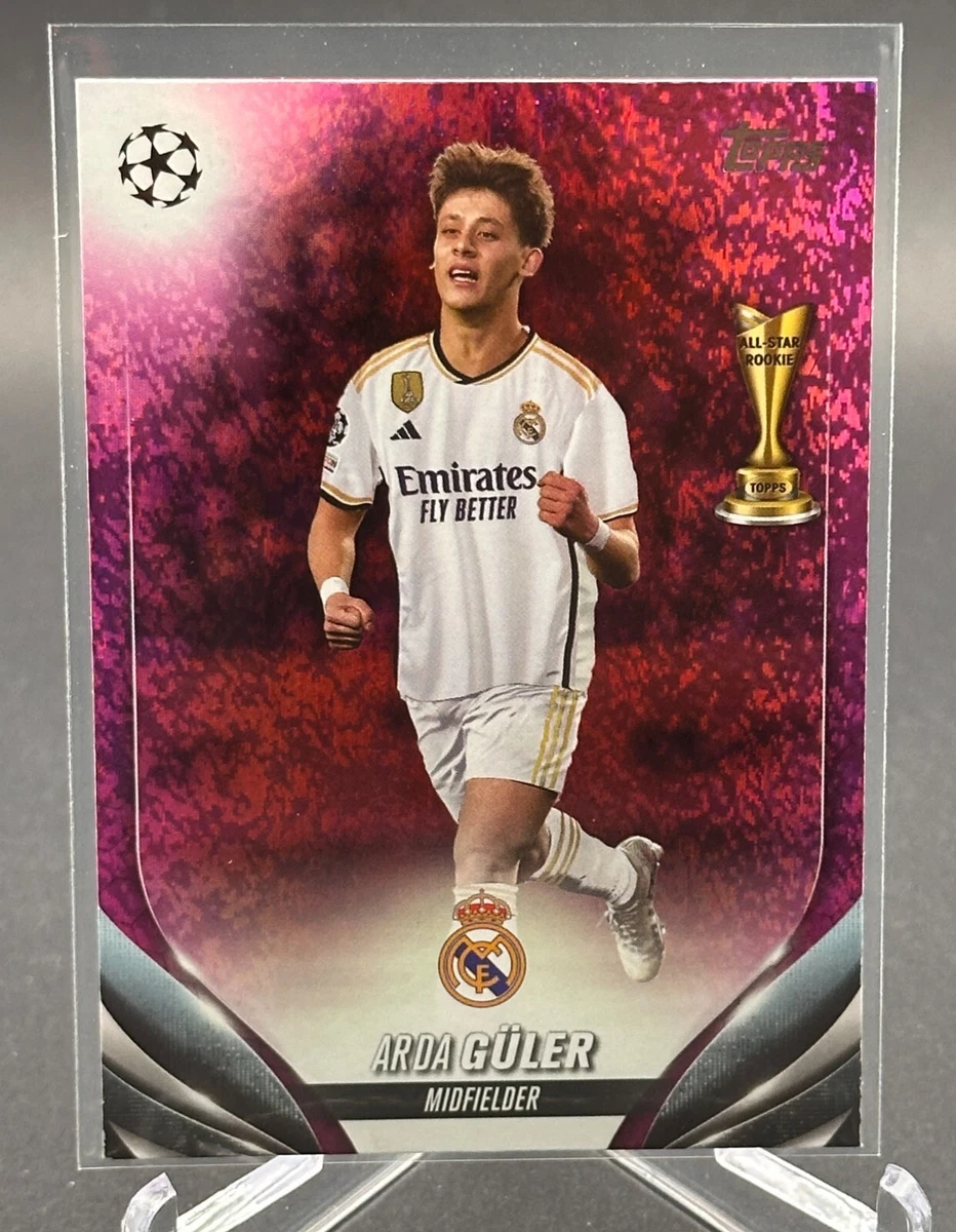 Arda Guler - 2023-24 Topps UEFA UCC - Pink Sparkle - Real Madrid 