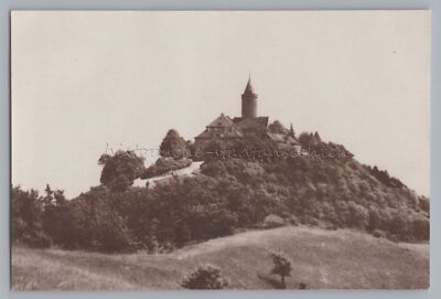 Kahla 1930-Leuchtenburg vom Dohlenstein Castle-old photo