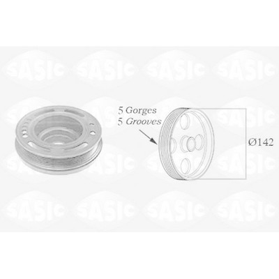 Riemescheibe Kurbelwelle OPEL ASTRA H, ASTRA H GTC, CORSA D, MERIVA A, SIGNUM, V
