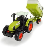 Dickie Toys Claas Ares Set, GroßEr Traktor Mit AnhäNger & Kippmechanismus, 57 Cm