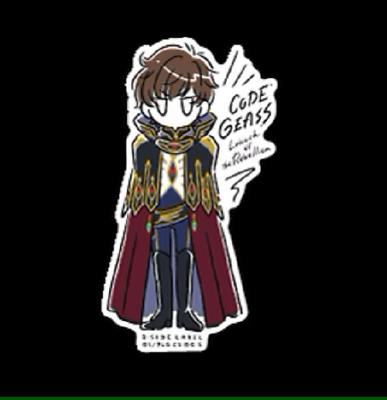 CODE GEASS x B-Side Label Sticker Lelouch Lamperouge Japanese