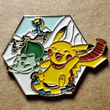 Pokemon Pikachu And Bulbasaur Enamel Pin Collectible Lapel Pin Badge Brooch