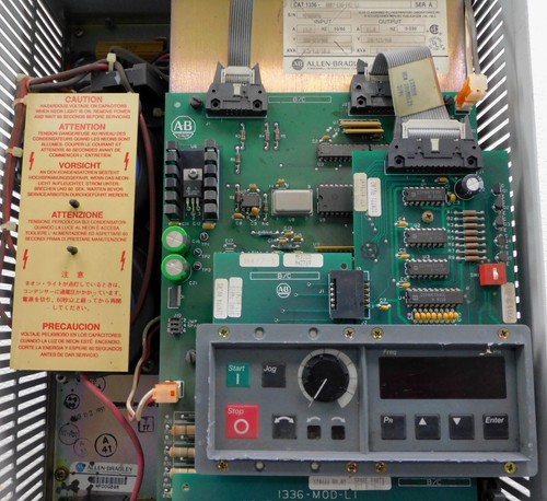 Allen Bradley 1336-B007-EAD-FA2 Adjustable AC Drive 460VAC 5.6 kW 7.5HP 13A 60Hz - Picture 9 of 12