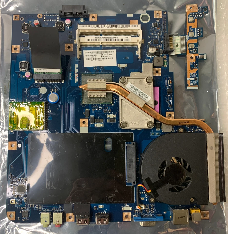 MOTHERBOARD EMACHINES E725 - 4923 DDR2 KAWF0 - Image 2 of 4