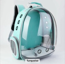 Pet Portable Carrier Backpack Space Capsule Travel Dog Cat Bag Transparent US