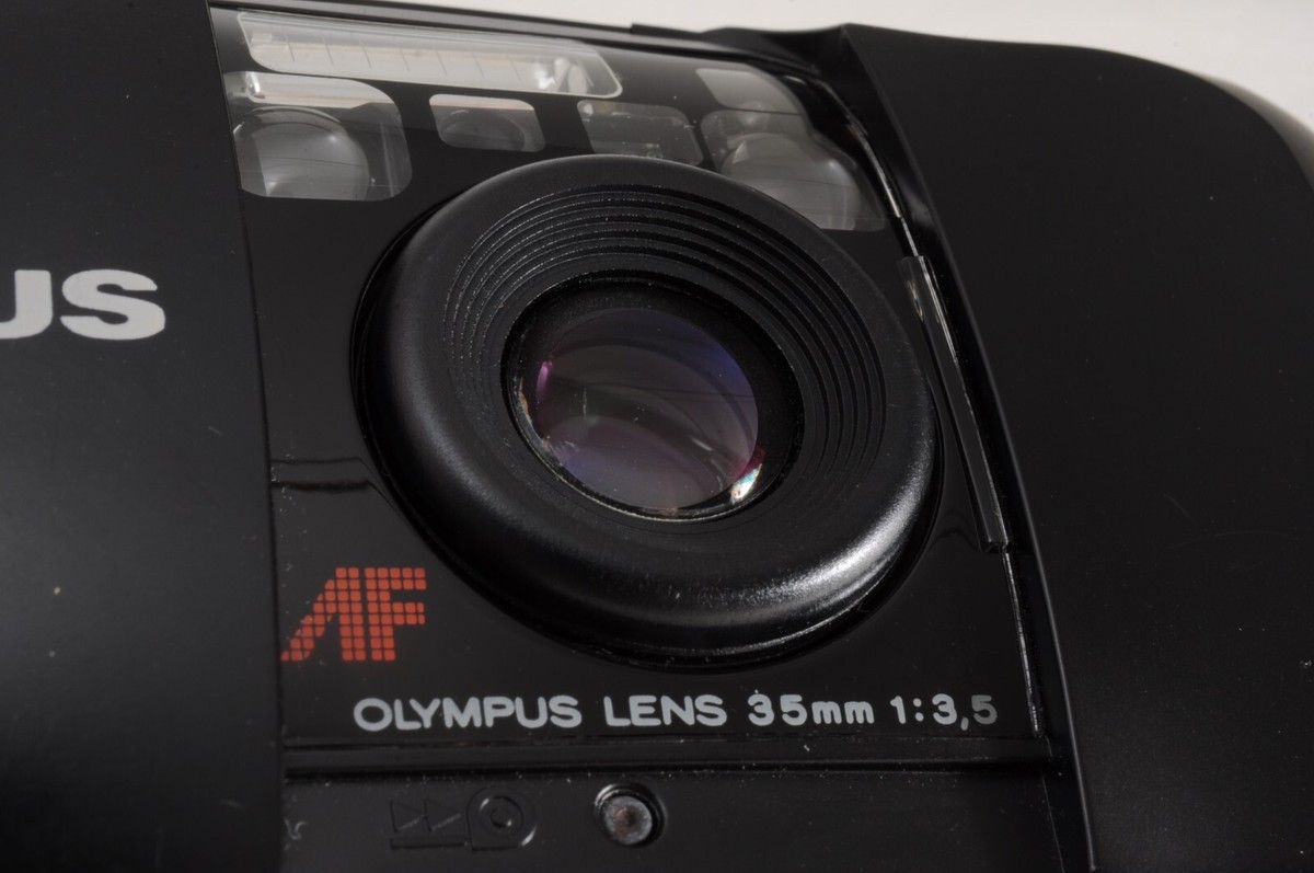 Olympus オリンパス mju af 黒 black Olympus μ mju Black AF Point & Shoot 35mm Film Camera From