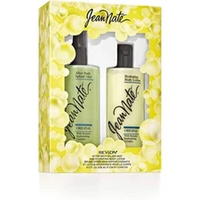 Jean Nate Revlon 2 Pc Gift Set After Bath Splash Mist & Body Lotion 8 Oz x 2 NEW