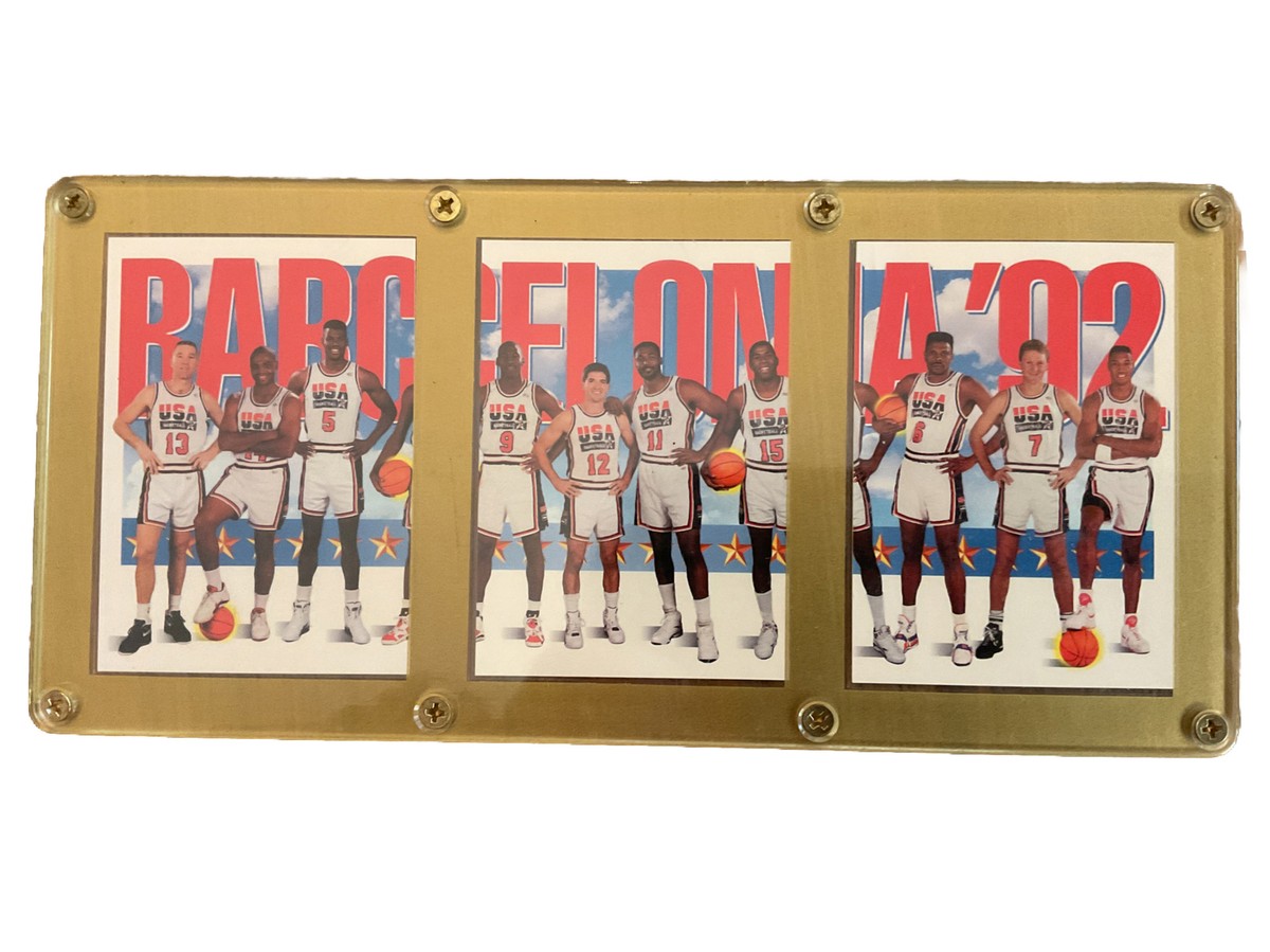 1992 SKYBOX 3 CARD SET 1992 DREAM TEAM USA Barcelona #544 #545