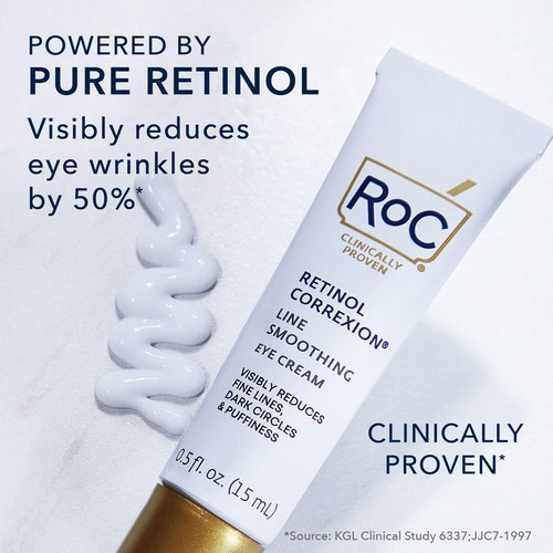 RoC Retinol Correxion Line Smoothing Eye Cream 15 ml Fast Ship HOT - Picture 3 of 8