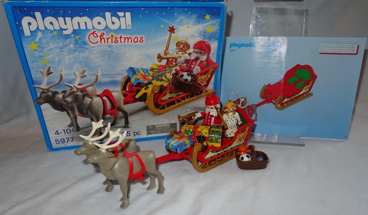 Papa Noel Playmobil Santa Sleigh Playmobil 5977 Christmas Santa