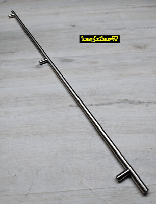 1x ALNO Stangengriff Relinggriff Möbelgriff 846mm lang Edelstahl Optik