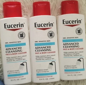 eucerin advanced cleansing body and face cleanser