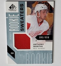 ANTHONY MANTHA 2016-17 Upper Deck SP Game Used Rookie Sweaters #RS-MA 101/499