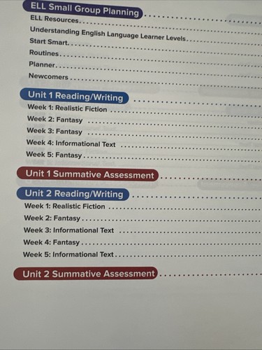 NEW Wonders National Ell Small Group Guide Teacher's Edition Grade 1 - Picture 2 of 3