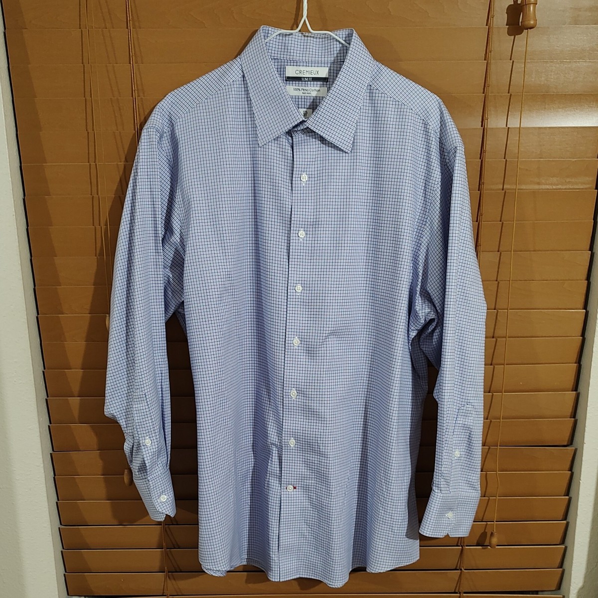 cremieux slim fit dress shirt Daniel Cremieux Beige Plaid Performance Short Sleeve Button Up Shirt –  Taelor.Style main image 0