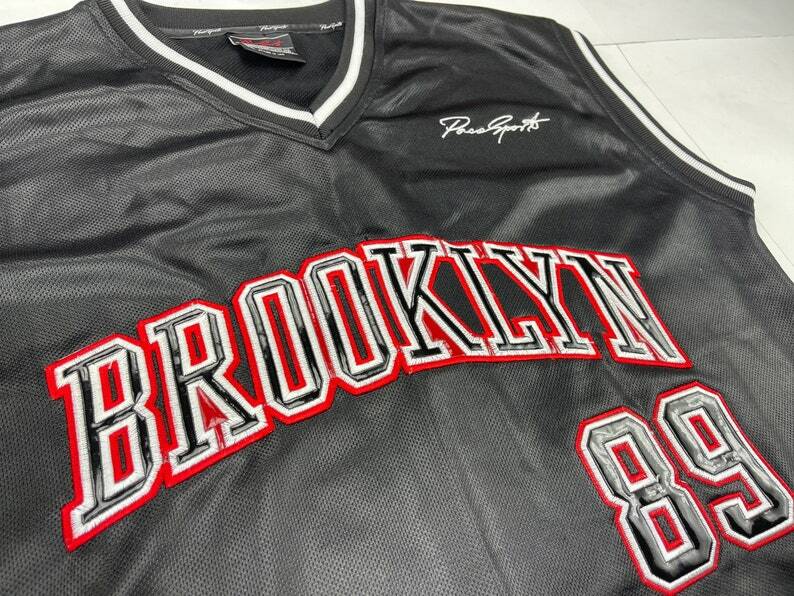 Brooklyn jersey, vintage New York t-shirt, 90s, Paco Sport